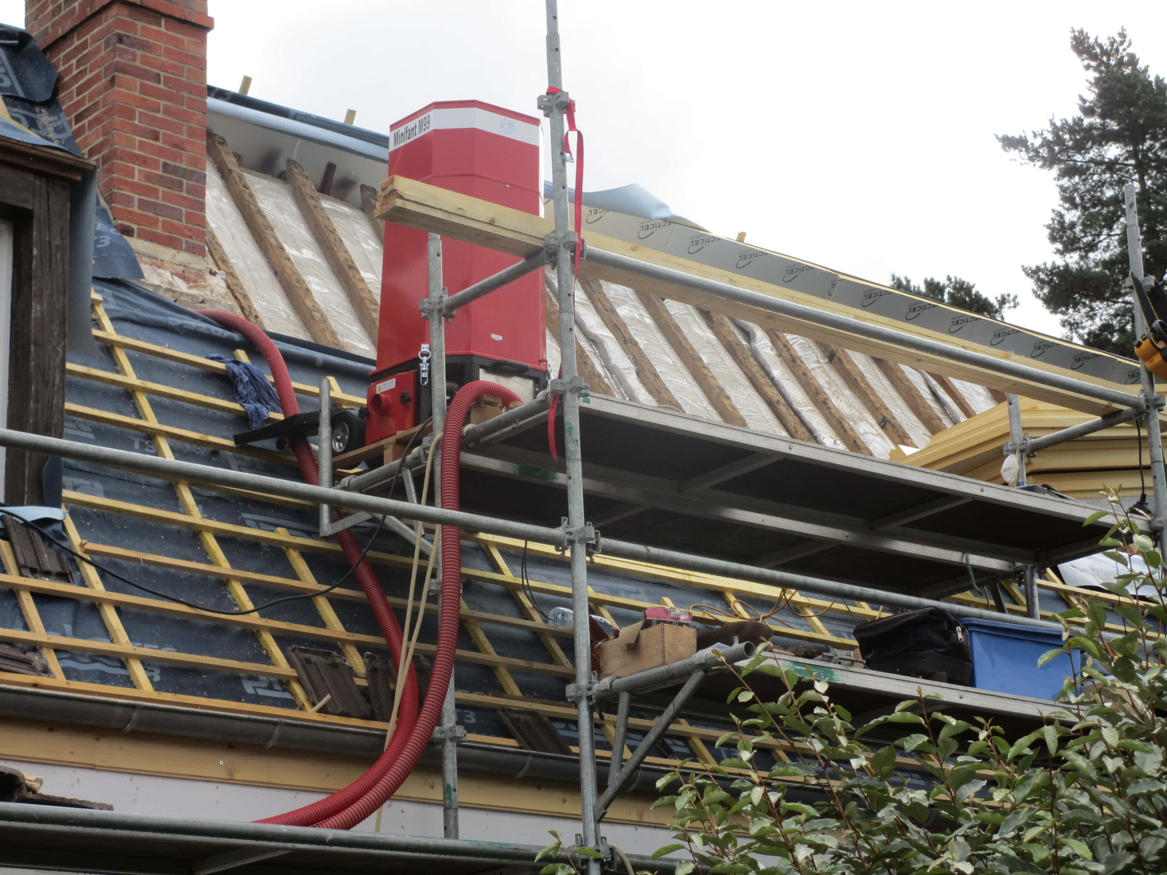 Rénovation de toiture à Launaguet