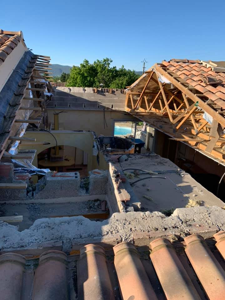 Rénovation de toiture à Garéoult