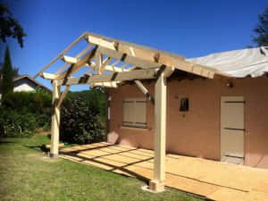 Charpentier-couvreur à Saint-Vallier pour appentis