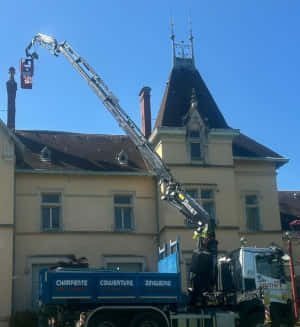 Artisan couvreur pour réparation d'urgence à Saint-Vallier 26140