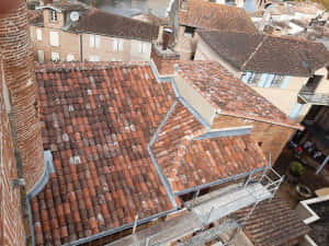Rénovation de toiture à Albi sur toit en tuiles canal