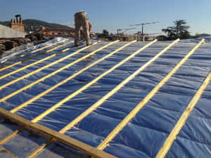 Travaux de couverture avec pose de sous-toiture au Chambon-sur-Lignon 43400