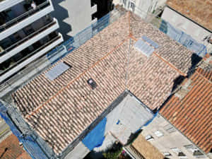 Rénovation de toiture à Garéoult en tuiles canal de récupération