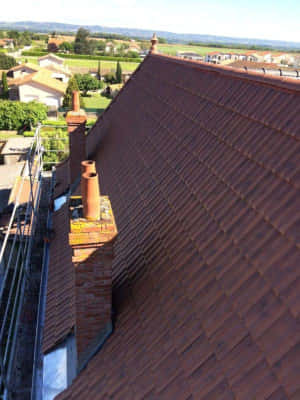 Travaux de couverture en tuiles par couvreur de Le Grand-Lemps 38690