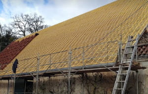 Travaux de couverture à Wingles