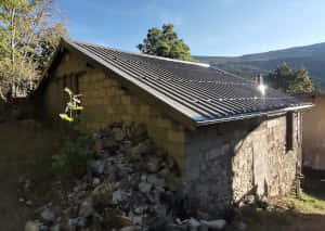 Couverture bac acier pour rénovation de toiture à Montmaur