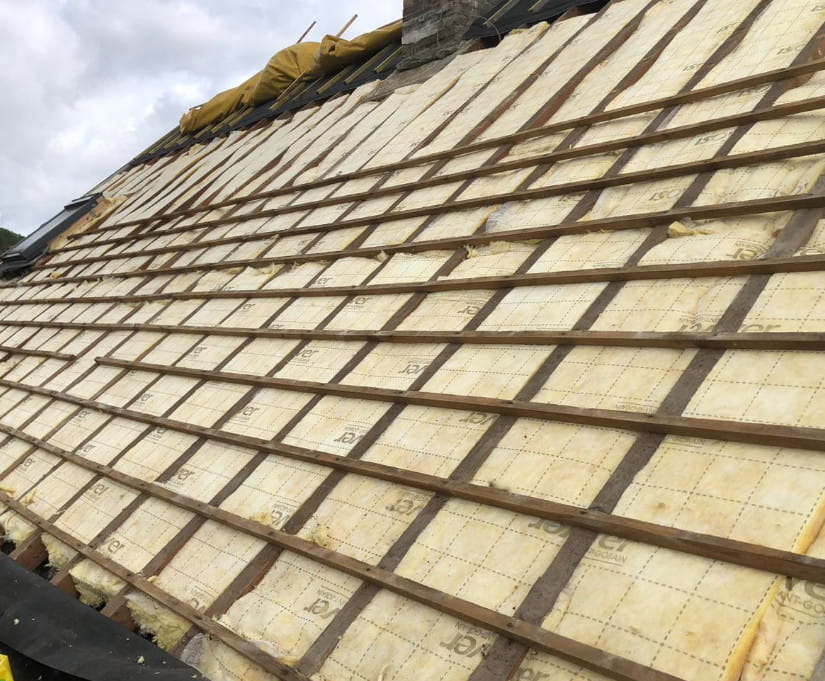 Isolation de toiture à Folembray