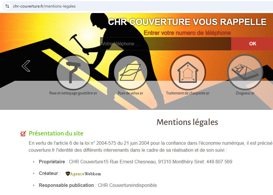 CHR Couverture Montlhéry